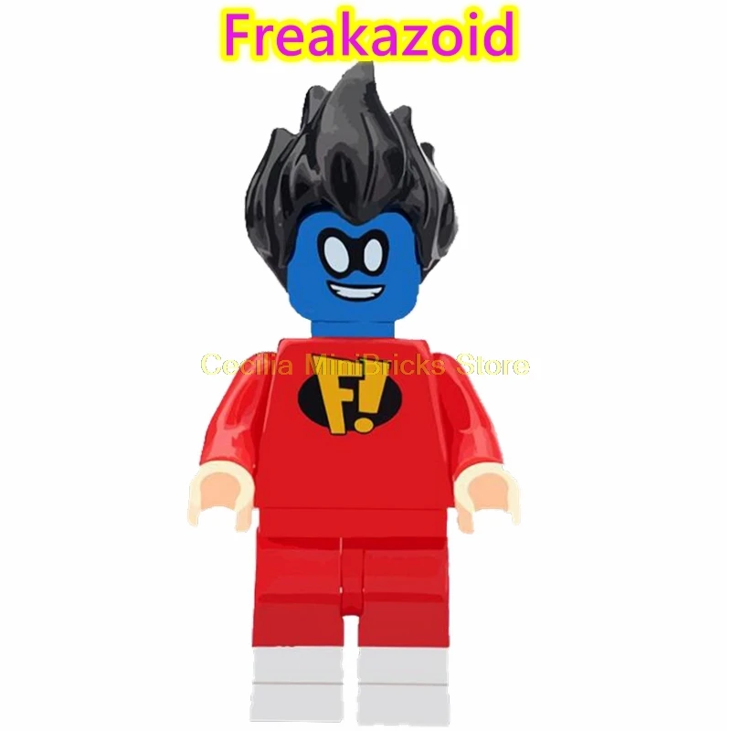 Freakazoid Хэллоуин фильм инопланетянин фигура хищника строительные блоки модель капитан Марвел танос игрушки подарок на день рождения лего technic Creator друзья - Цвет: Freakazoid