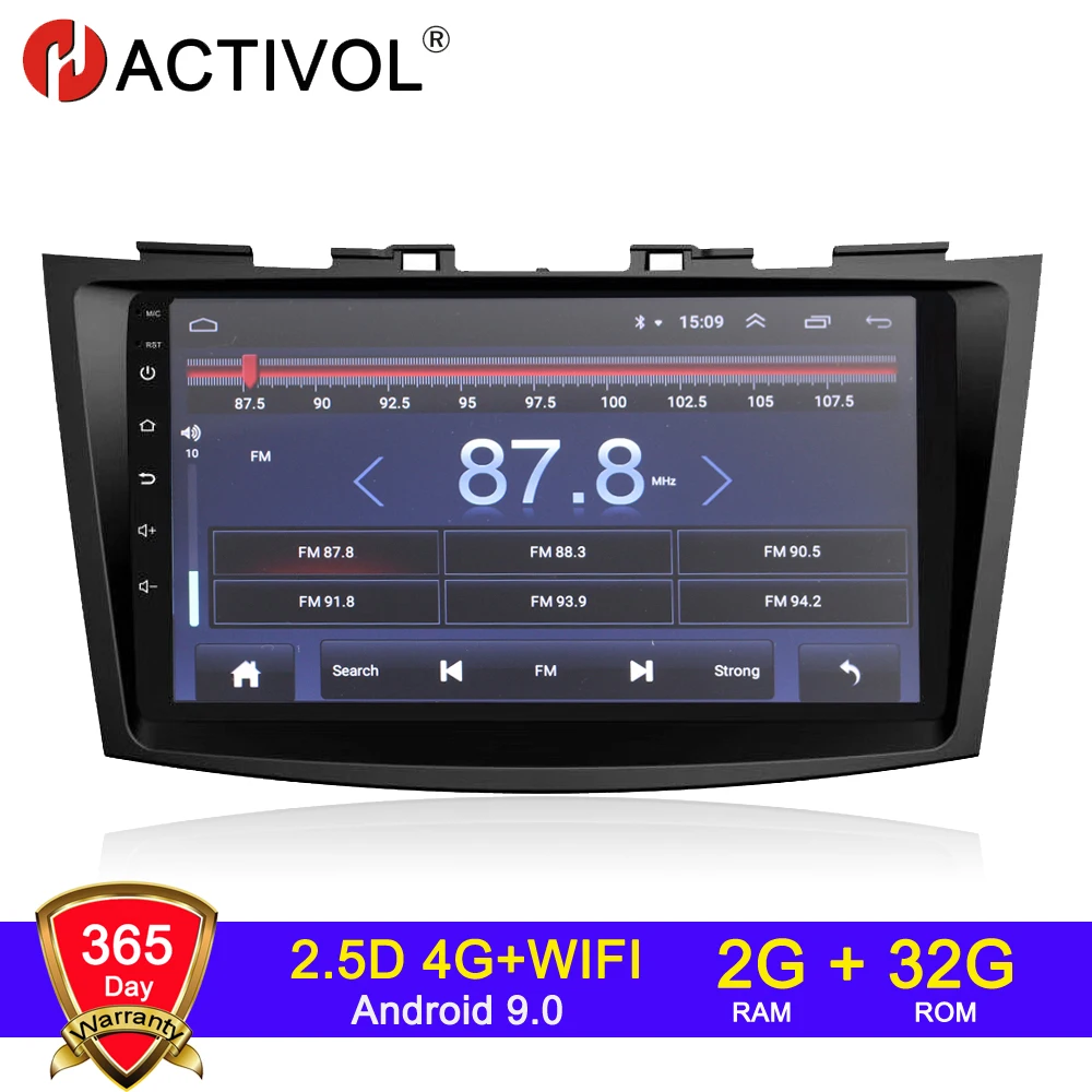4G wifi 2G 3 Android 9 0 2 din автомагнитола для Suzuki Swift Ertiga 2005 2016 автомагнитола|Автомобильные