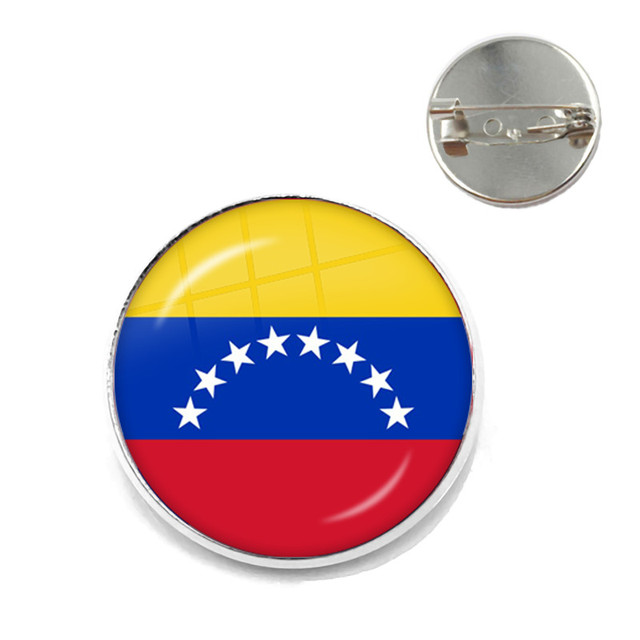 Union,Brazil,Canada,Netherlands,Israel,Syria,Venezuela,United States,Spain National Flag Brooch Collar Pins Jewelry Gift