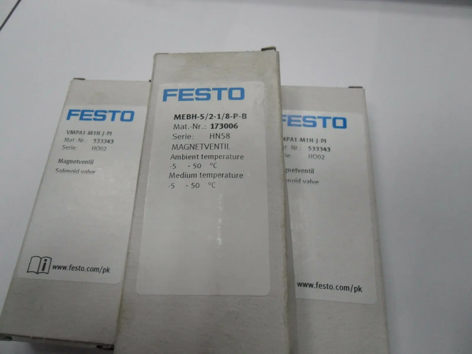 MEBH-5/2-1/8-B MEBH5/21/8B 173006 FESTO solenoid valve NEW | Безопасность и защита