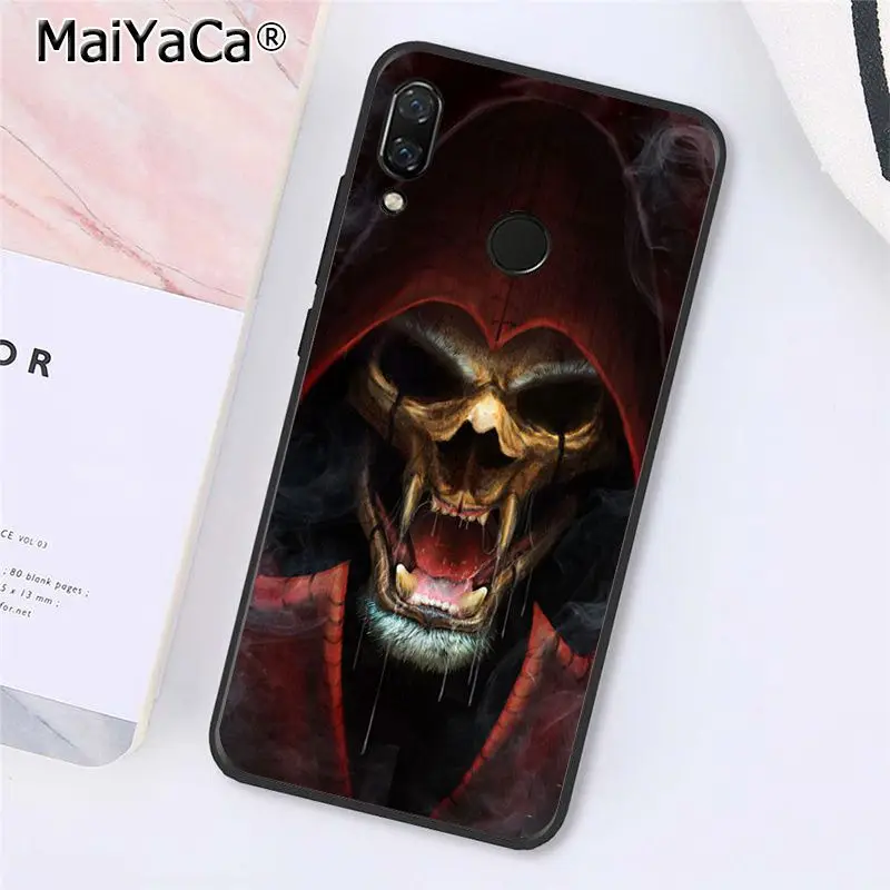 MaiYaCa Мрачный Жнец "скелетная" Капа чехол для телефона для Xiaomi Redmi8 4X 6A S2 5A Redmi 5 5Plus Note7 8Pro 7A 6A