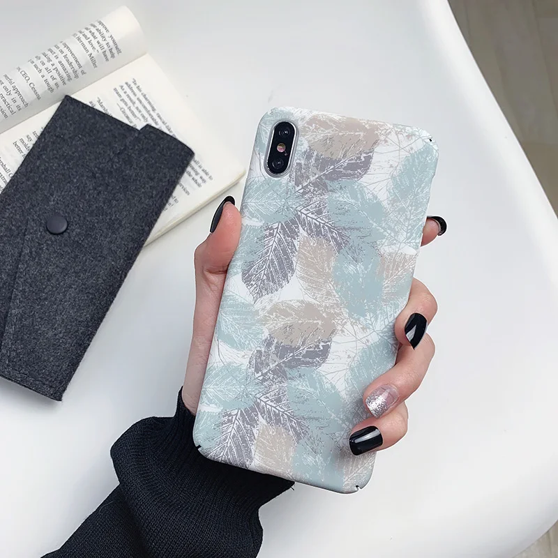 Жесткие чехлы для телефонов из поликарбоната для Xiaomi 8 8SE 8Lite 9 9SE CC9E A3 Lite Ретро Чехол с листьями для Redmi Note 7 Note 8 Note8Pro K20 чехлы