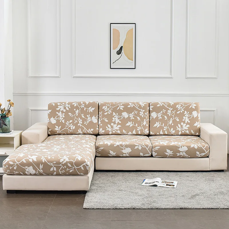Floral Sofa Seat Cushion Cover Furniture Protector for Pets Kids Stretch Washable Removable Slipcover Sofa Slipcovers 1-5 Seat 6