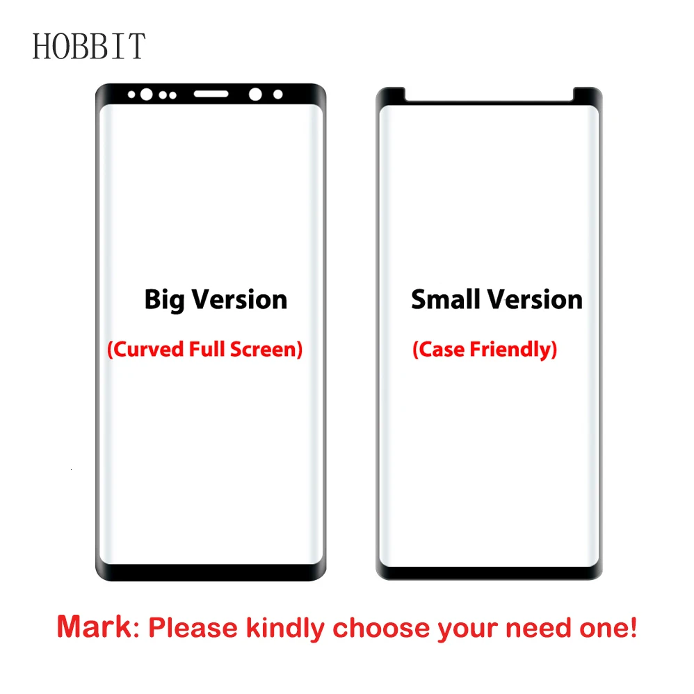 3D изогнутое полное покрытие 9H Закаленное стекло-экран протектор для samsung Galaxy Note9 полный экран от края до края 0,3 мм ЖК-стекло пленка