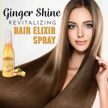 

Ginger Shine Hair Spray Advanced Molecular Hair Roots Treatmen Recover Hair Care Styling and Scalp Treatments Anti-Static