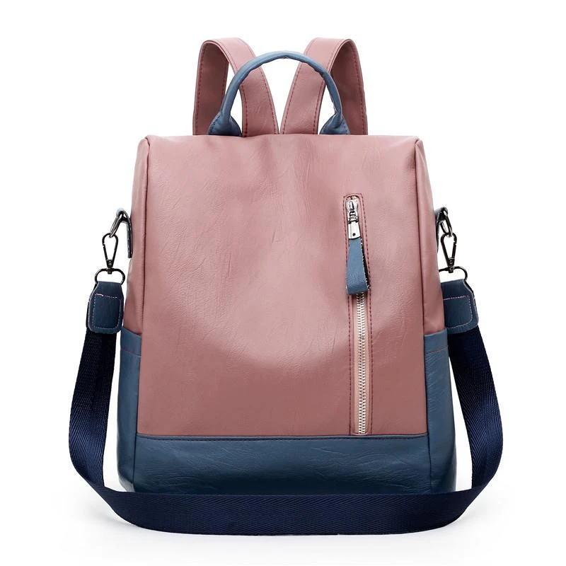 

2019 Fashion Women Backpacks Soft Leather Bag For Teenage Girls College Casual Daypacks Mochila Female Anti Theft School Bags