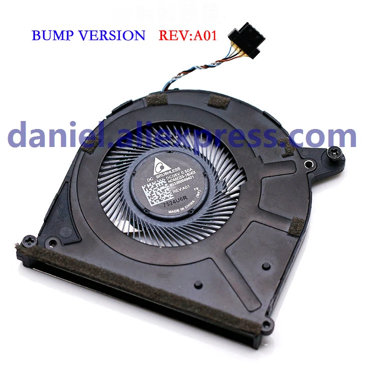 Notebook Original Built-in Turbo Cpu Ventilador de Refrigeração Nd55c0316d03 5v 0.50a - Imagem 2