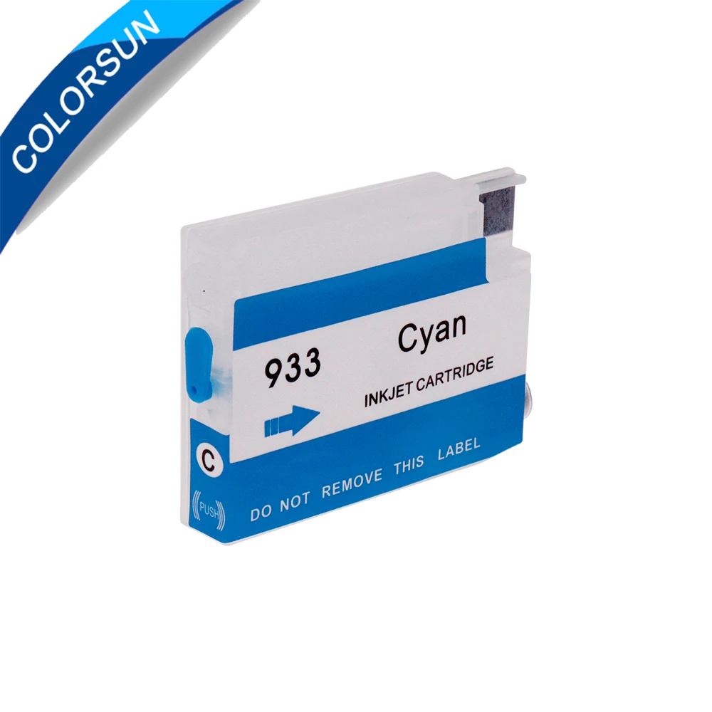 Colorsun для HP 932 XL 933 многоразовые чернильные картриджи Officejet 6100 6600 6700 7110 7610 7612 7510 с