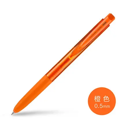 12 шт./лот Mitsubishi Uni ballSigno RT1 UMN-155 0,5 мм 10 цветов гелевая ручка/0,38 мм Черная гелевая ручка для письма - Цвет: orange