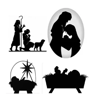 

Metal Crafts Cutting Dies Stencils Christian religious easter Jesus Photo Album Embossing Paper Cards DIY Scrapbooking
