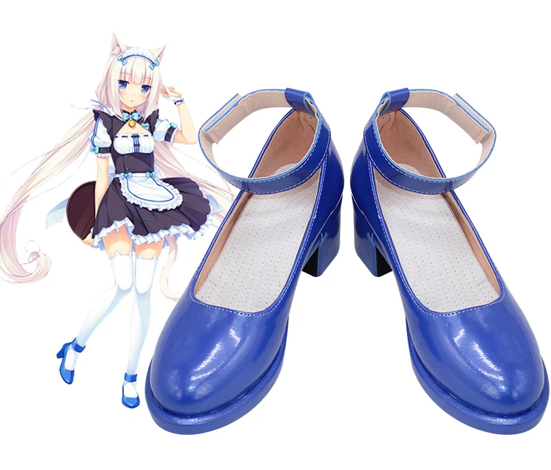 Аниме Новинка Nekopara шоколад ваниль косплей ботинки обувь на заказ|Туфли| |
