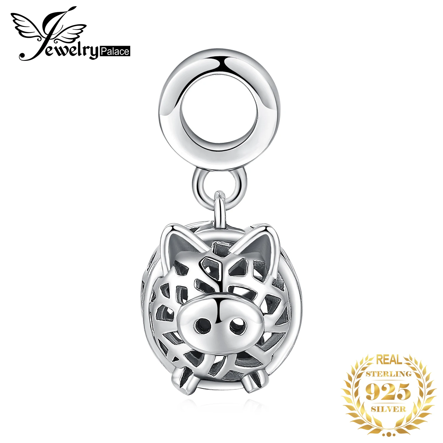JewelryPalace 925 пробы Серебряный Pet Love Angry Pig Шарм бусины для мамы и дочки Новинка 2018 года