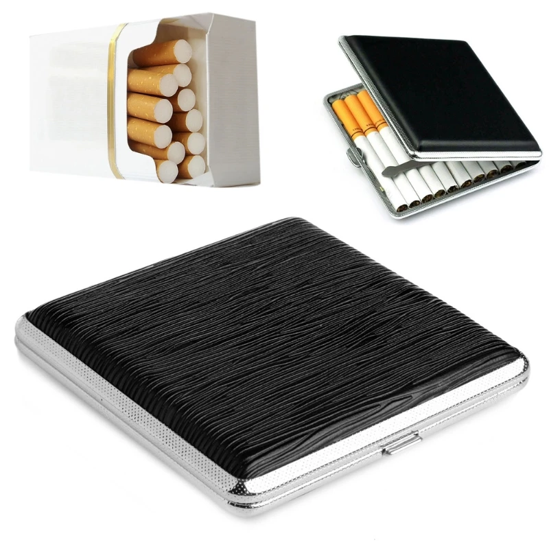 Карманный чехол для сигарет, табака, коробка с держателем, 20 штук, кожа, Новинка