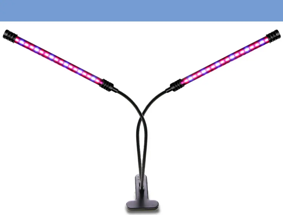 Полноспектральный светодиодный светильник для выращивания 5 В USB светодиодный светильник для роста растений Настольный светильник для рассады цветов фитолампа с зажимом для выращивания тентов
