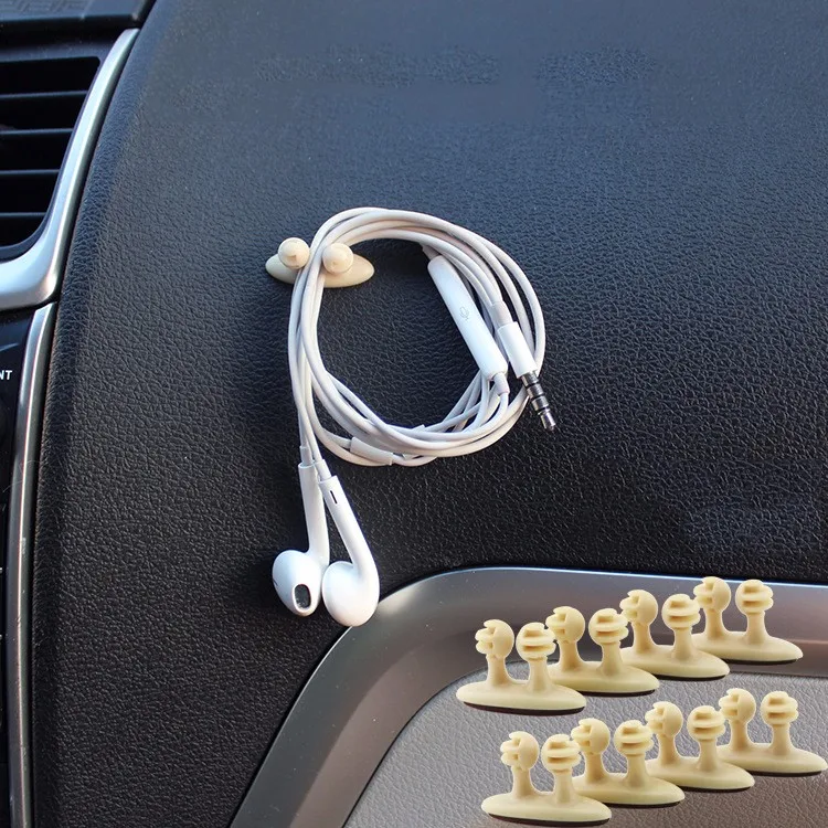 8 шт. автомобильное зарядное устройство для наушников/USB кабель автомобильный зажим аксессуары для интерьера Органайзер автомобильные аксессуары интерьерные автомобильные наклейки Прямая поставка