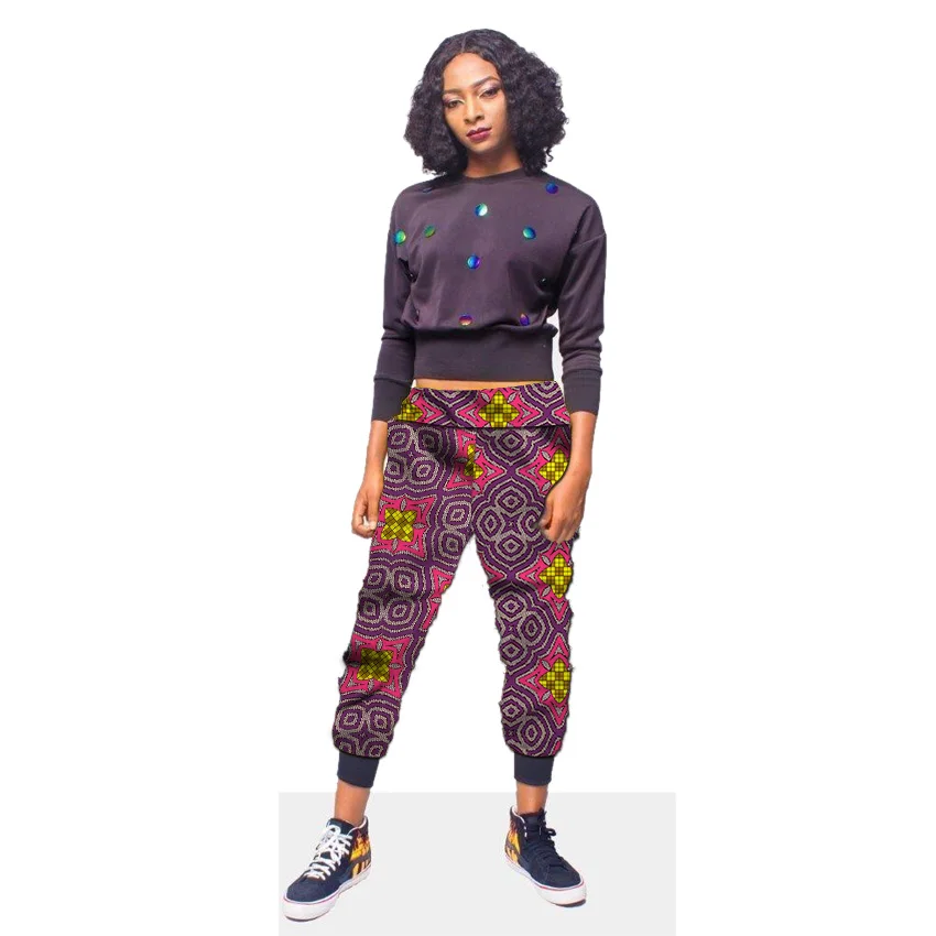 Африканские женские прямые брюки общий дизайн стиль африканская одежда расклешенные брюки дамы Дашики принт досуг брюки
