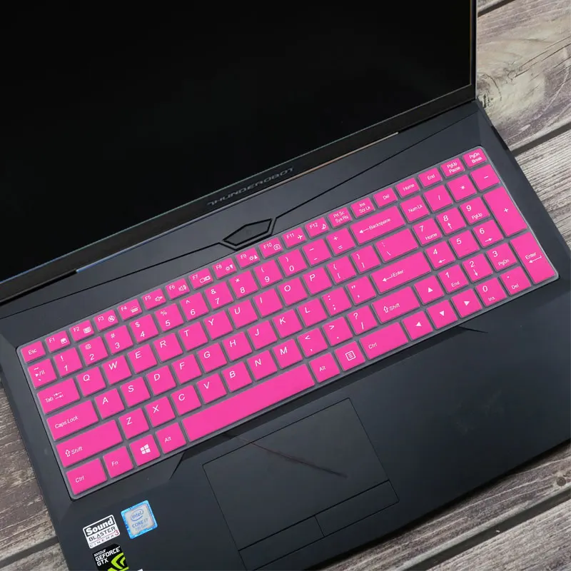 Для GIGABYTE Sabre 15& Sabre 17 15-K/AORUS 5 Gaming 15 15,6 17,3 дюймов силиконовая клавиатура для ноутбука чехол для защиты кожи - Цвет: rose