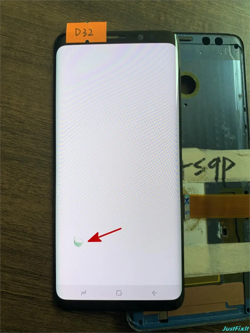 D32 Дефект для samsung Galaxy S9 G960 G960F G960U ЖК-дисплей с сенсорным экраном дигитайзер Super AMOLED - Цвет: D32
