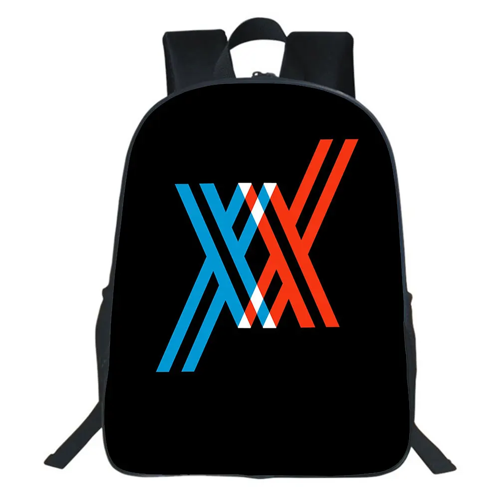 2021 Darling In The FranXX Backpack Boys Girls Bookbag Children Bag 3D Printing Rucksack Gift Mochilas16 Inch.Support Custom
