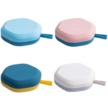 

4PCS Household Creative Hexagonal Ice Mold Refrigerator Ice Box DIY to Make Ice Tray Homemade Ice Storage Box