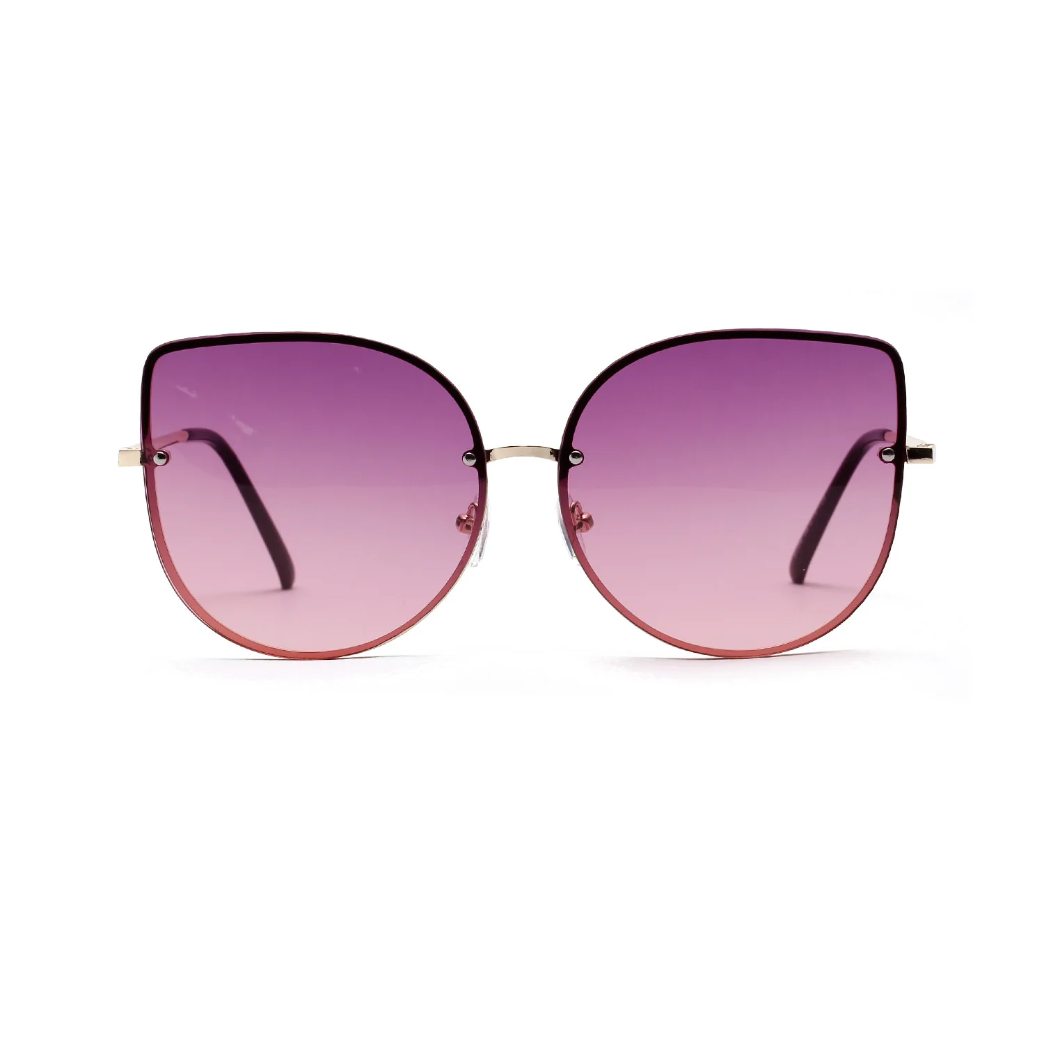 Женские ретро классические металлические негабаритные солнцезащитные очки кошачий глаз женские роскошные винтажные зеркальные тонированные цветные линзы солнцезащитные очки UV400 - Цвет линз: 1