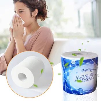 

Hollow Replacement Roll Paper Print Interesting Toilet Paper Table Kitchen Pape Household Protective Tissues Disinfection #RG