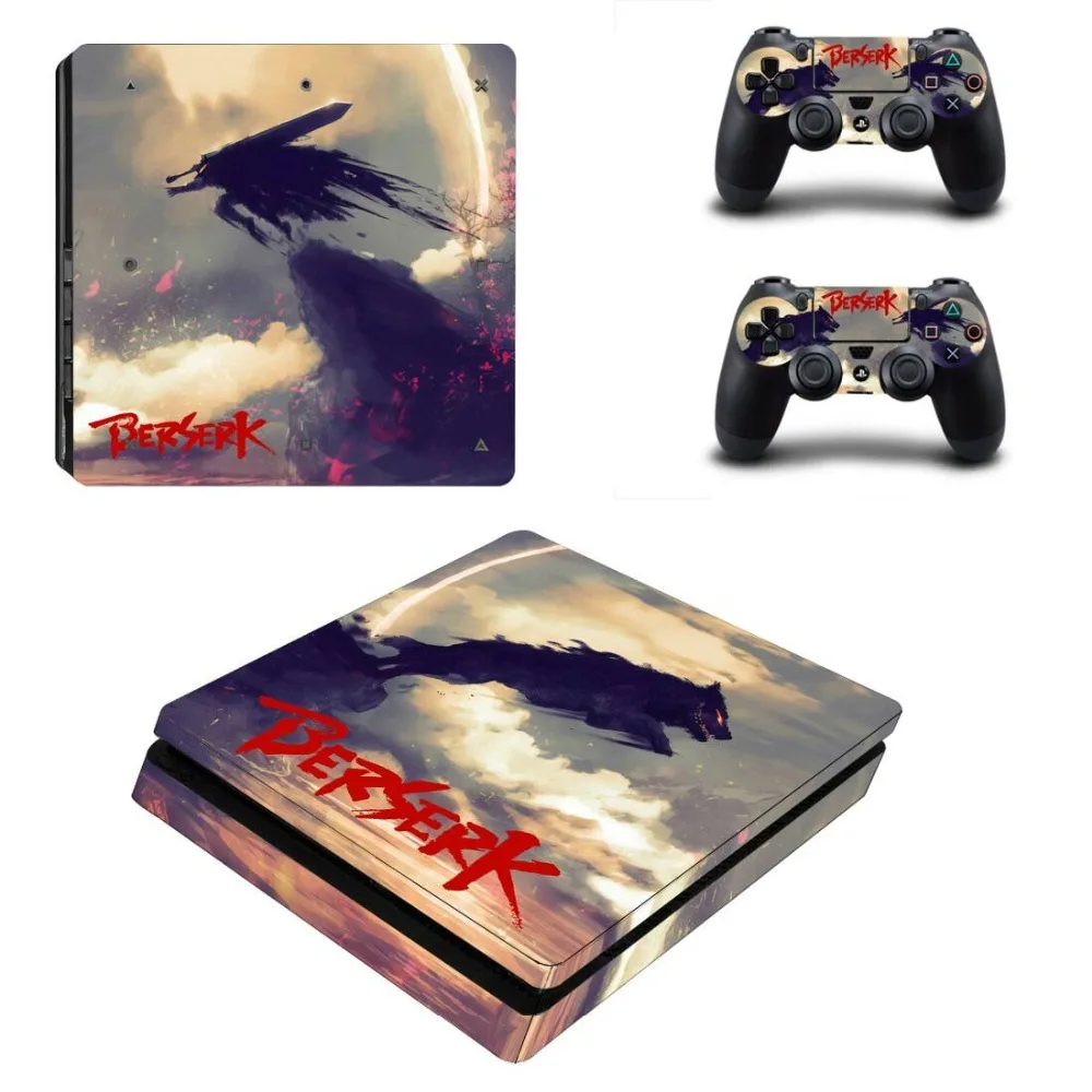 Игра BERSERK PS4 тонкая кожа Наклейка для playstation 4 консоль и контроллер PS4 тонкая кожа стикер винил