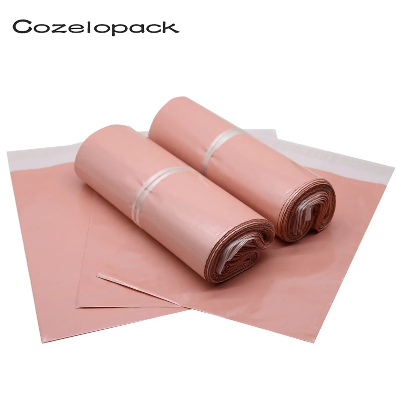 100pcs Rose gold Poly Mailers, Shipping Envelops Clothing/T-Shirt/Shirt, Boutique Custom Bag Enhanced Durability Shipping Bags