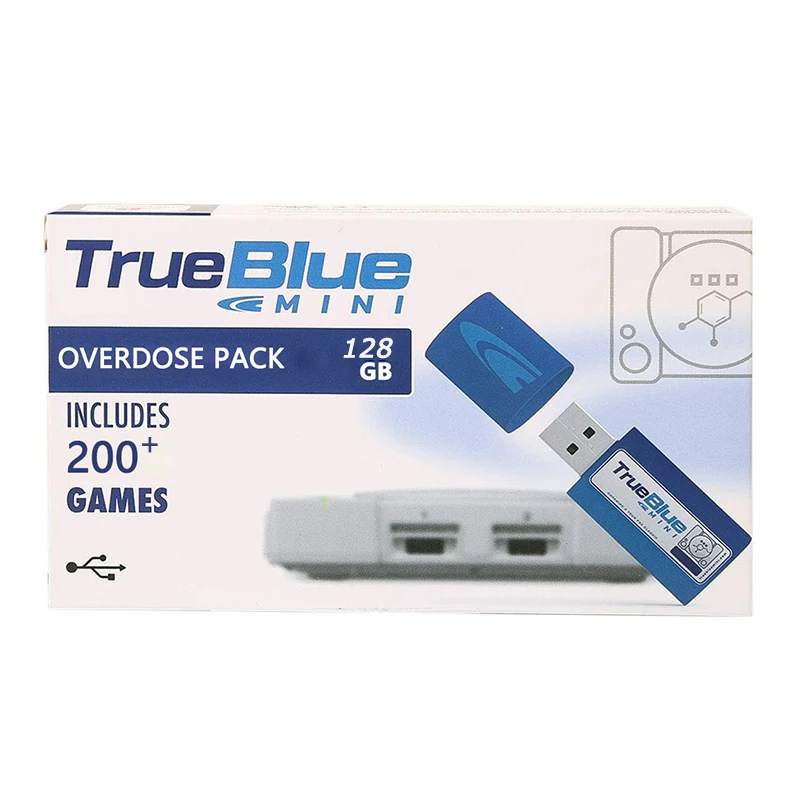 203 в 1 для 2 игроков 128 ГБ мини передозировка True Blue PlayStation Classic игровая консоль 4