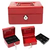 Practical Mini Petty Cash Money Box Stainless Steel Security Lock Lockable Safe Small Fit for House Decoration 3 Size ► Photo 1/5