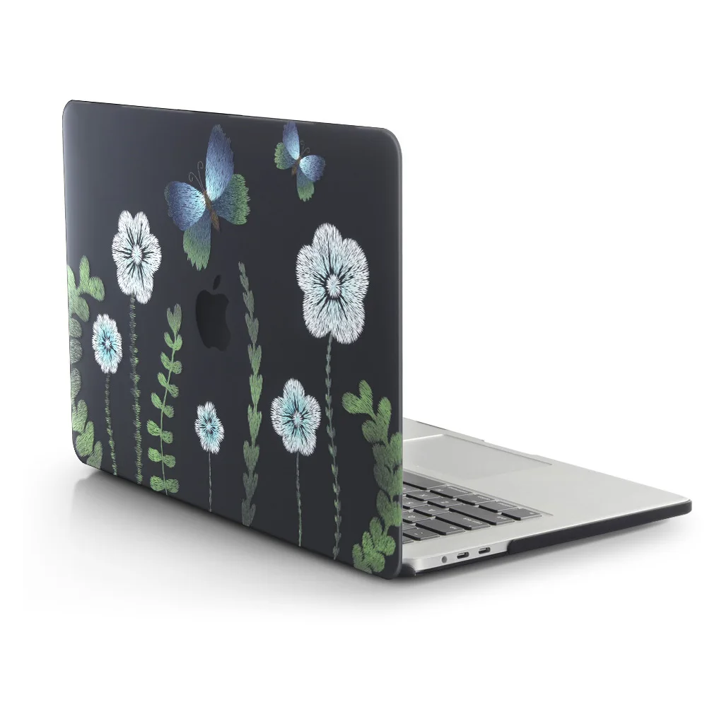 DNS E2 Креативный чехол для ноутбука с 3D принтом для MacBook Air Pro retina 11 12 13 15 дюймов с сенсорной панелью, чехол+ прозрачная крышка для клавиатуры - Цвет: DNS E2