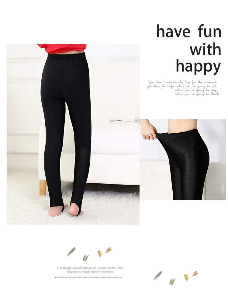 Crawler Shiny Pants Brushed And Thick Leggings Autumn And Winter Stepping New Style Parent-child Matching Outfit Baby Pants