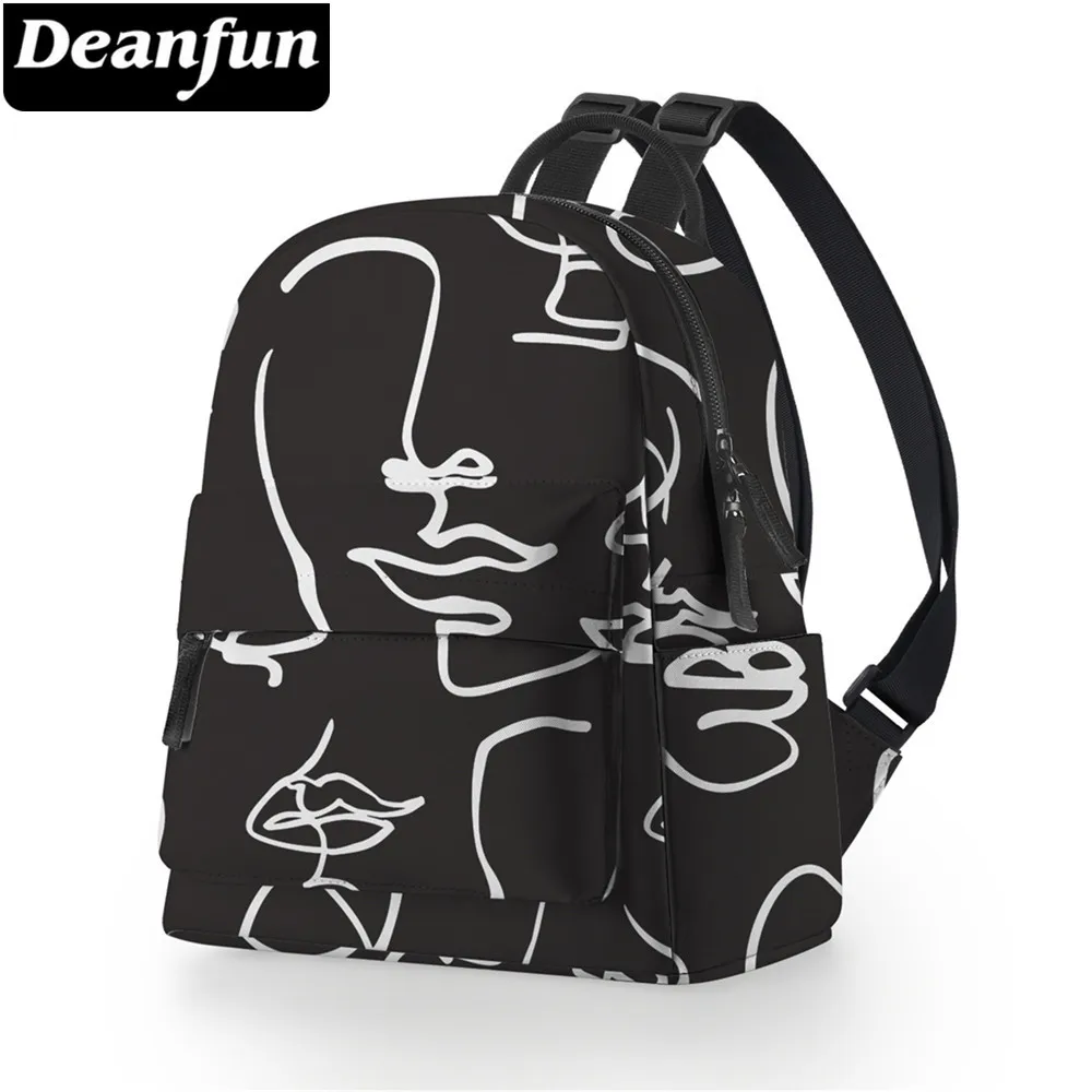 Трендовый мини-рюкзак Deanfun для женщин элегантная сумка на плечо цветной школьный