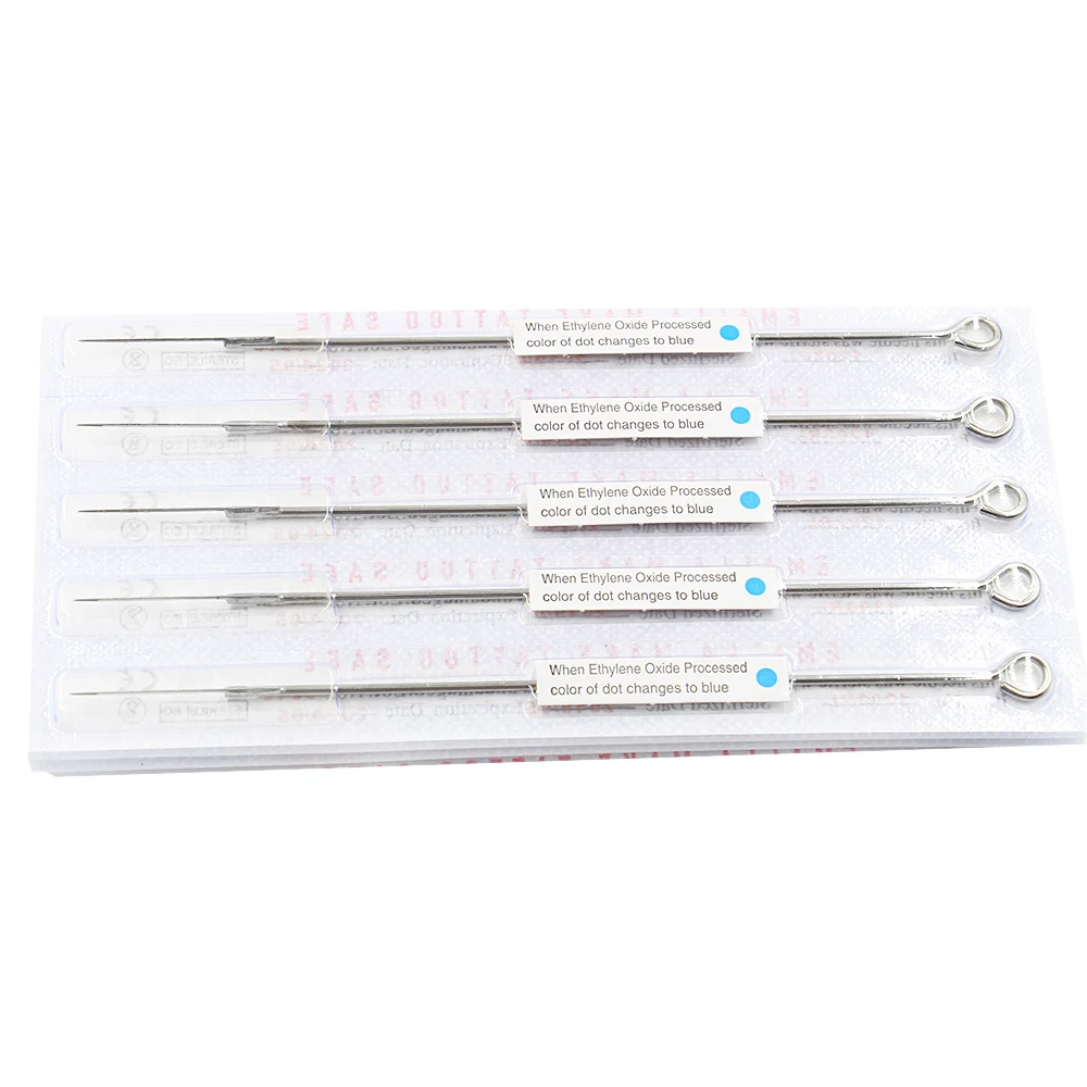 50PCS 0.35mm Professional 11RS Tattoo Needles Disposable Assorted Sterile 11 Round Shader Tattoo Needles Tattoo Supplies