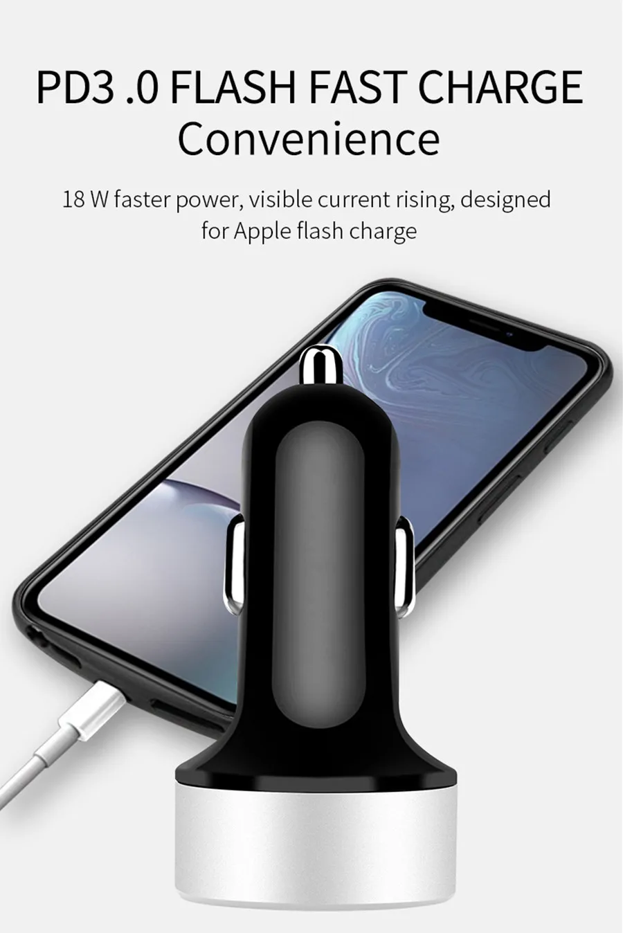 CRDC 36 Вт Быстрая зарядка 3,0 USB Автомобильное зарядное устройство для iPhone 11 Pro Max Xiaomi mi9 huawei SCP QC3.0 5A быстрое PD type C автомобильное зарядное устройство для телефона