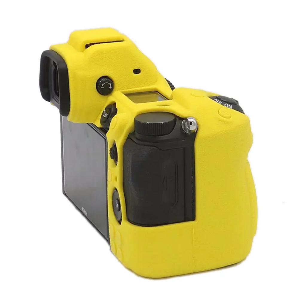 4 цвета мягкий силиконовый резиновый защитный чехол для камеры для Nikon Z7 Z6 защитный чехол для камеры