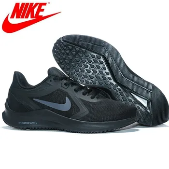 

Original Nike Air Zoom PEGASUS 10 Men's Mesh Breathable comfortable Running Shoes Size 40-45 All Black