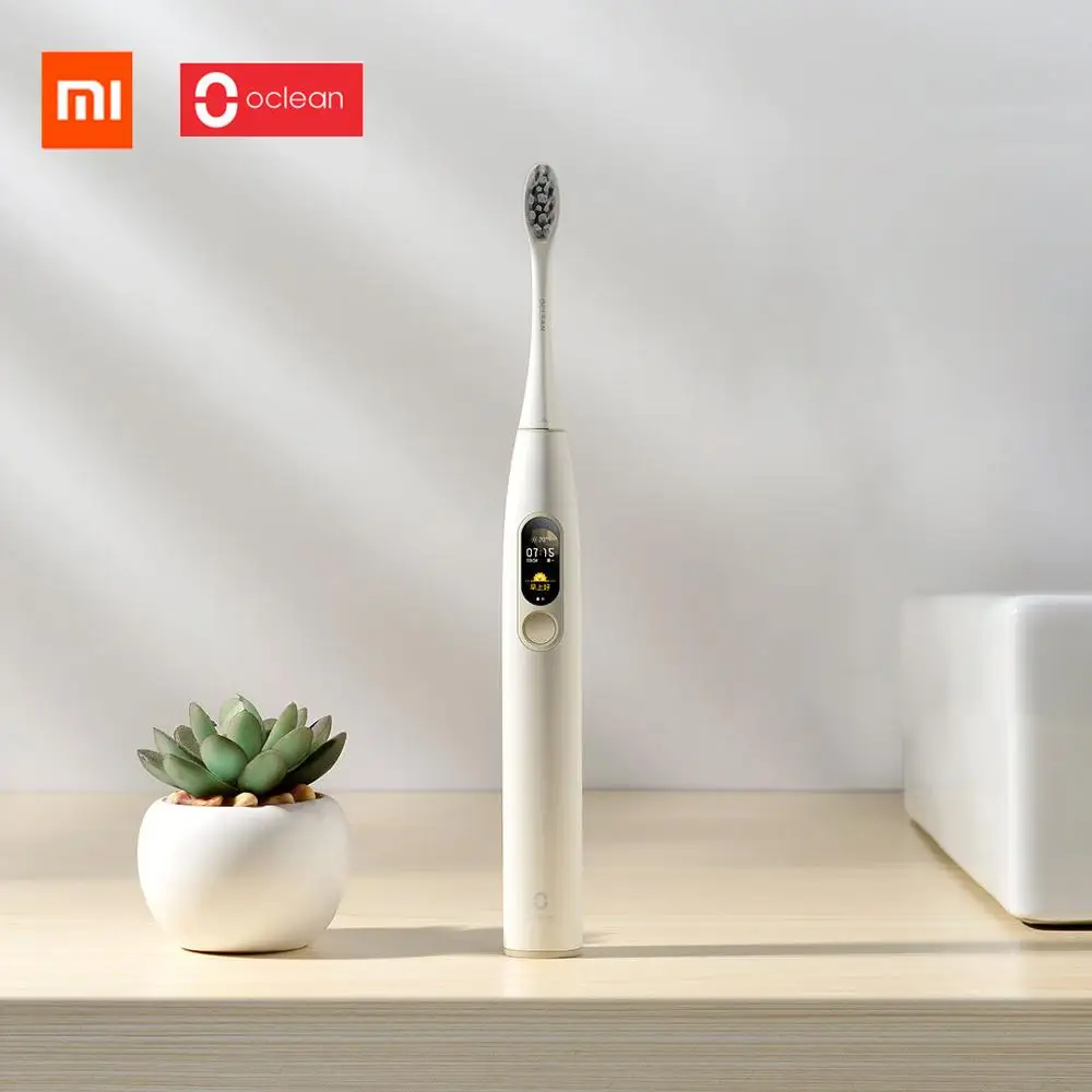 Xiaomi Oclean X Smart Sonic электрическая зубная щетка цветной сенсорный экран/Отбеливание/Уход за деснами международная версия от Xiaomi youpin