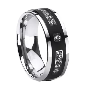 

FDLK Fashion Creative Brand Quality Fine Rings Zinc Alloy Rings For Men