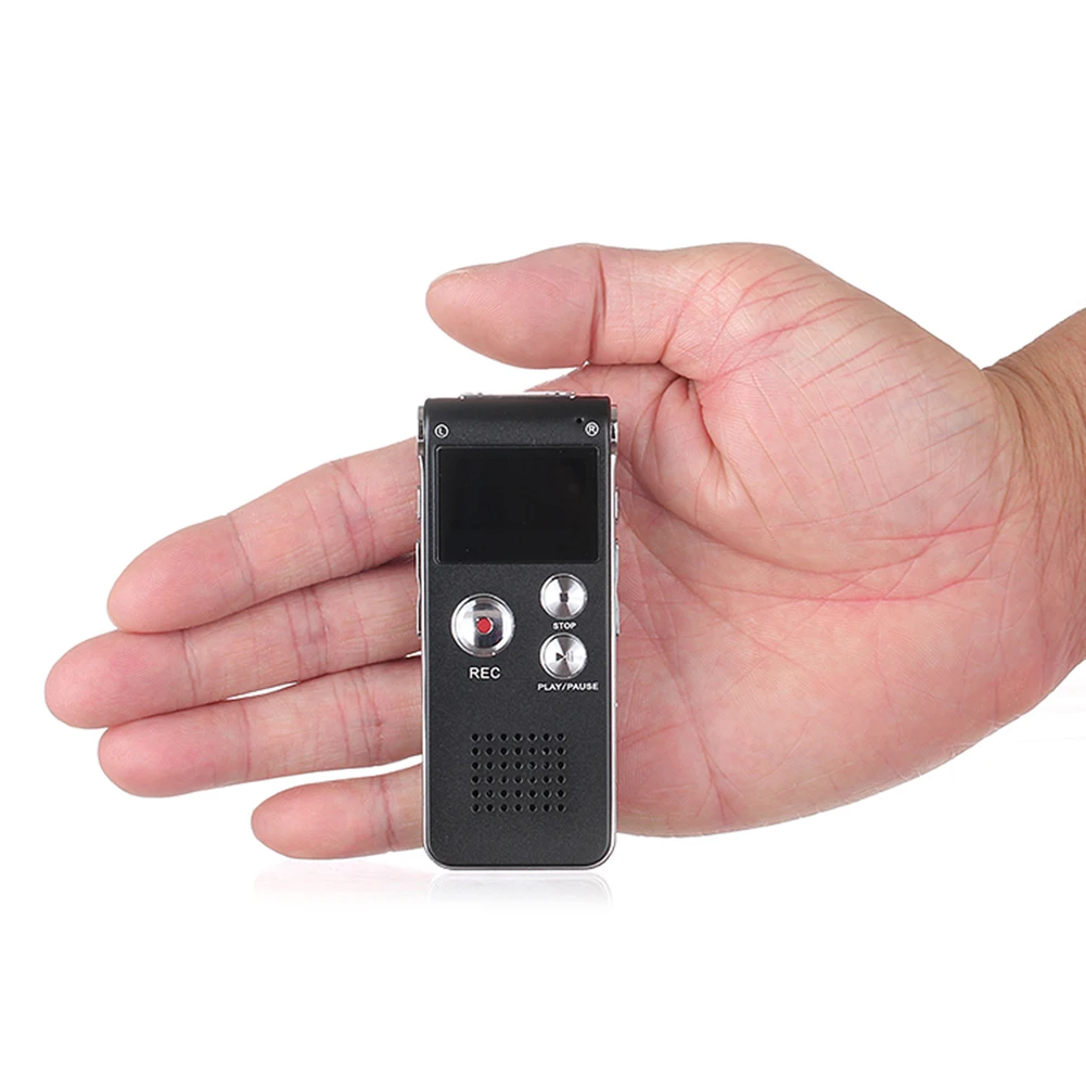 Professional Voice Activated Digital Audio Recorder 8GB Audio Voice Recorder Portable MP3 Player Mini Digital Recording Pen