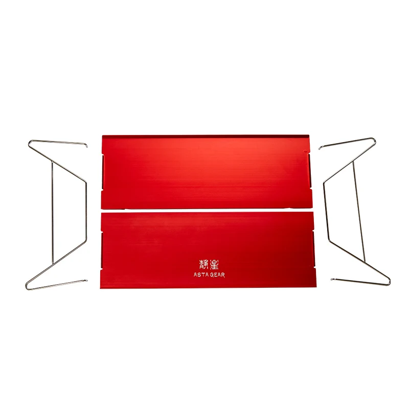  ASTA GEAR Outdoor mini aluminum folding table folding picnic camping table Portable easy to store u