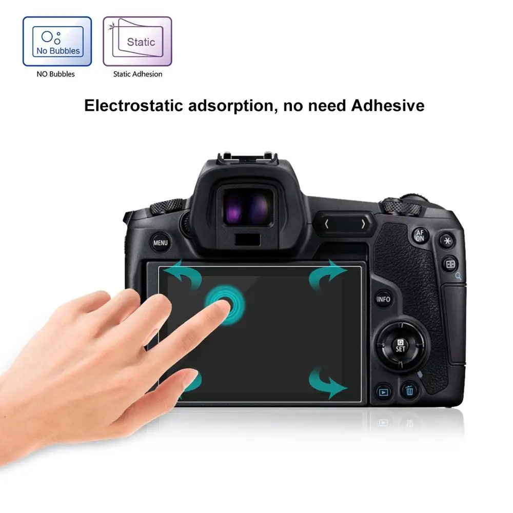 PULUZ 2.5D 9H Tempered Glass Film for Canon EOS R