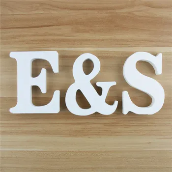

1pc 10cm White Wooden Letters Alphabet DIY Word Letter Name Design Art Crafts Standing Party Birthday Home Decor 3.94 Inches
