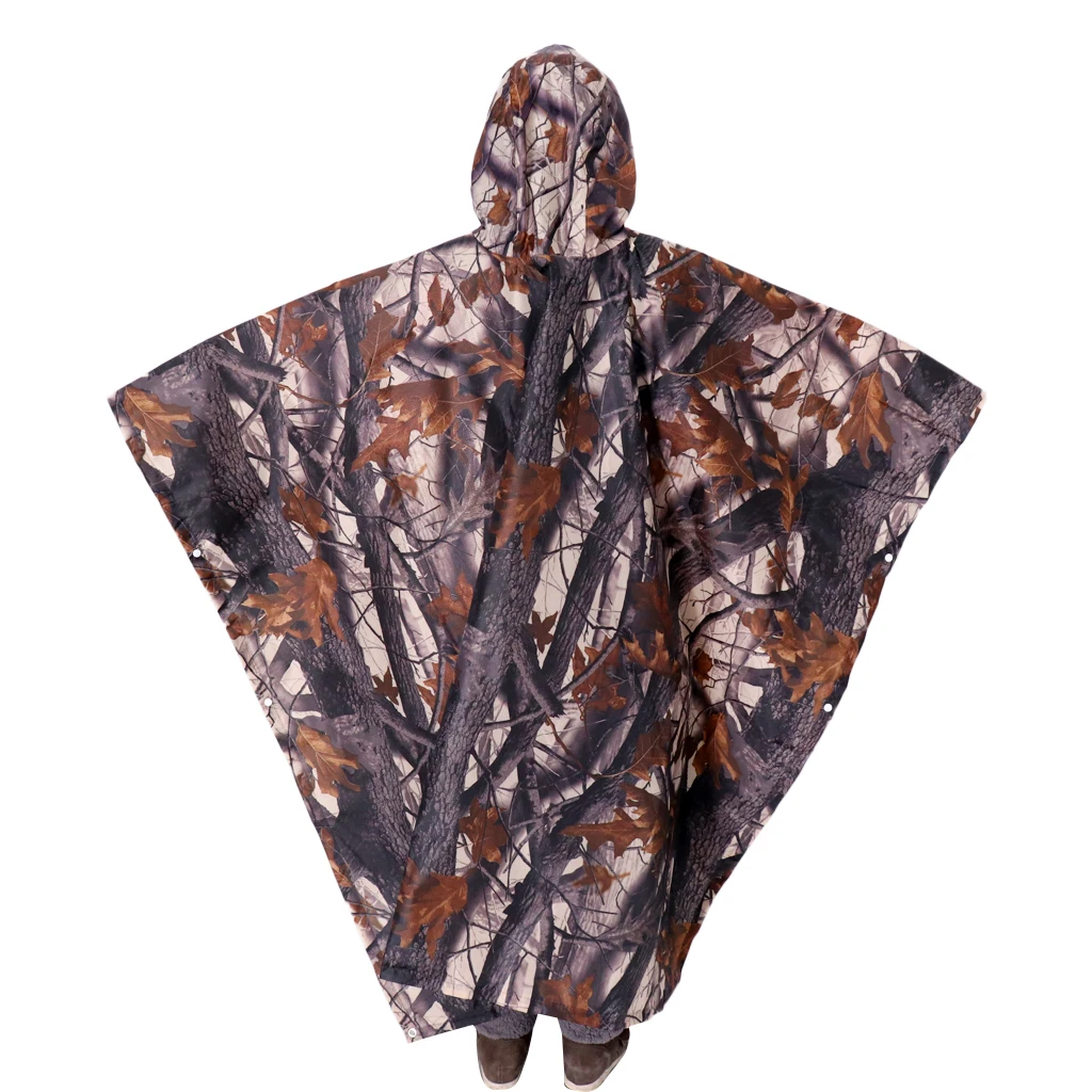 Multiuse Rain Poncho Outdoor Camping Blanket Emergency Backpack Rain Cover