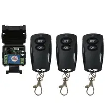 DC 24 v 1CH маленький, радиочастотный, беспроводной Дистанционное управление освещением переключатель обучения код приемник+ передатчик 315/433MHZ 10A реле