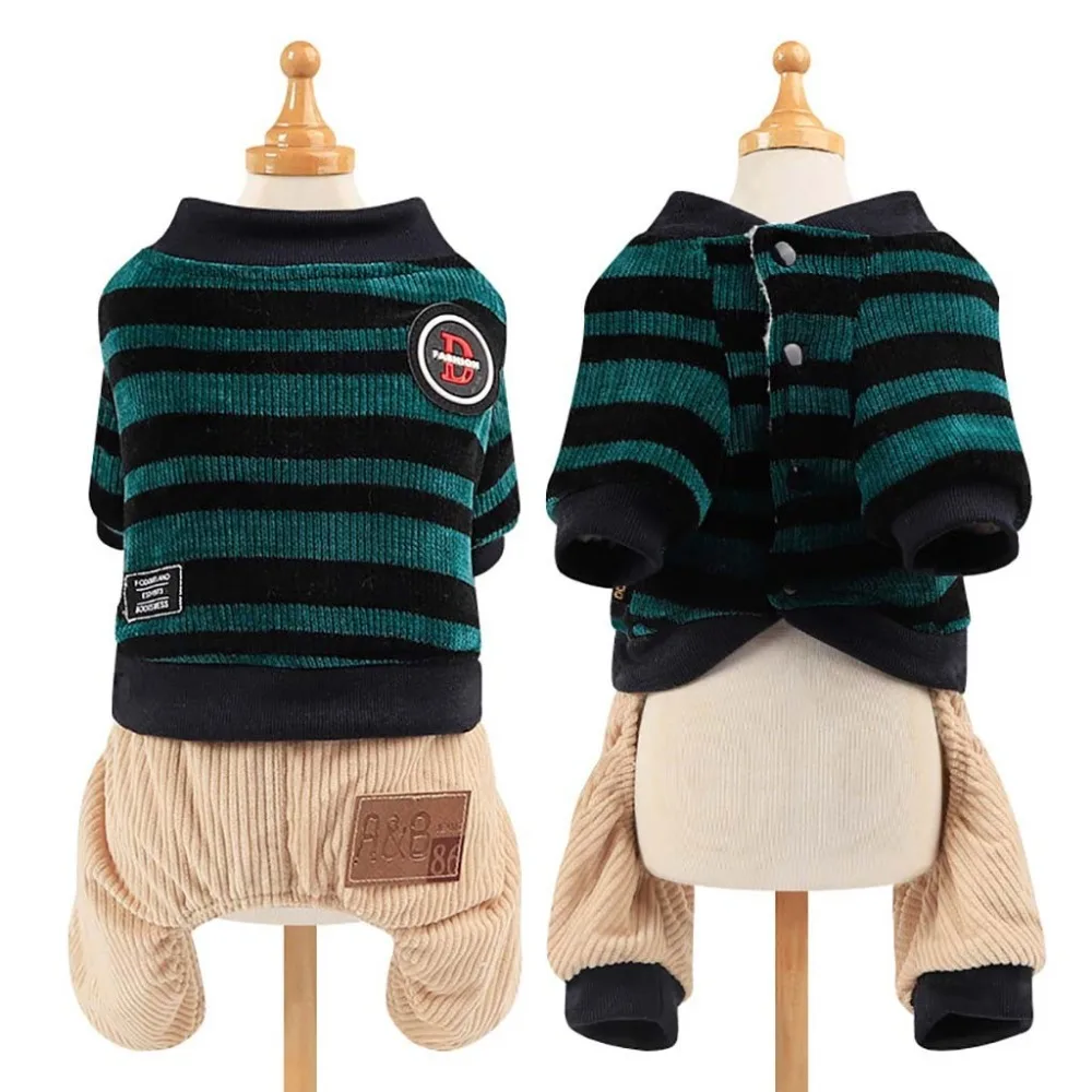 Chihuahua clothes thick double-layer cotton trousers pet clothes dog clothes for dog winter clothing warm cloth manteau 20O18