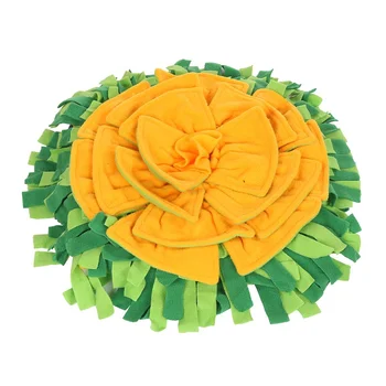 

Pet Dog Relieve Stress Nosework Puzzle Toy Pet Nose Pad Snuffle Mat Pet Sniffing Training Blanket Detachable Fleece Pads Dog Mat