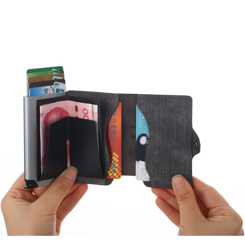 2023 New Trend Men Women Mini Wallet Pop Up Wallets for Credit Cards