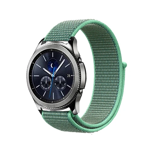 27-spearmint Ремешок 22 мм 20 мм для samsung galaxy watch active 2 46 мм 42 мм gear S3/S2 Frontier/Classic huawei watch gt 2 Amazfit bip band - Цвет ремешка: 27-spearmint