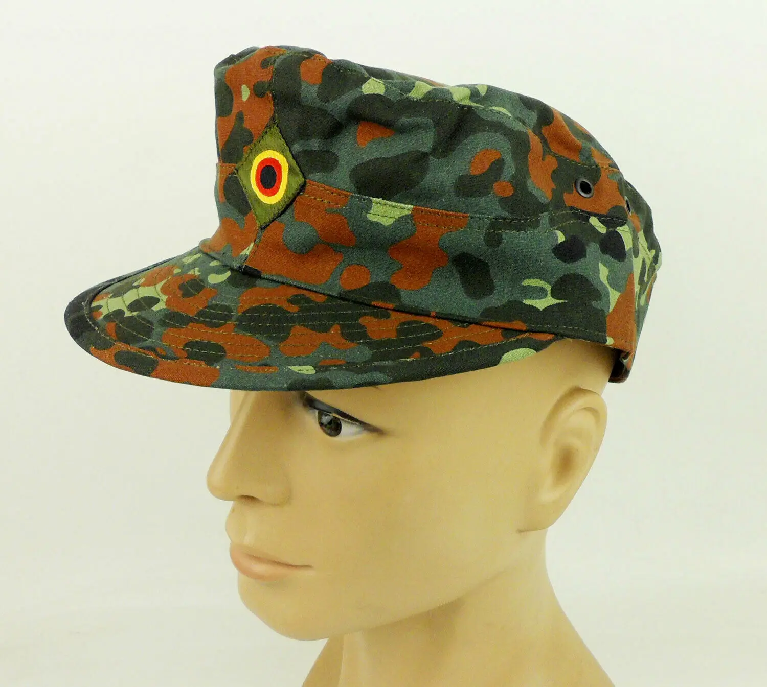 Военные мужские WW2 Немецкий Flecktarn камуфляжная летняя кепка шапка репродукция